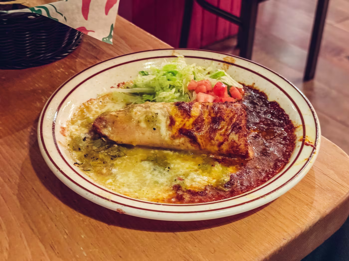 The Shed signature dishes EnchiladasPollo AdoboFish Tacos